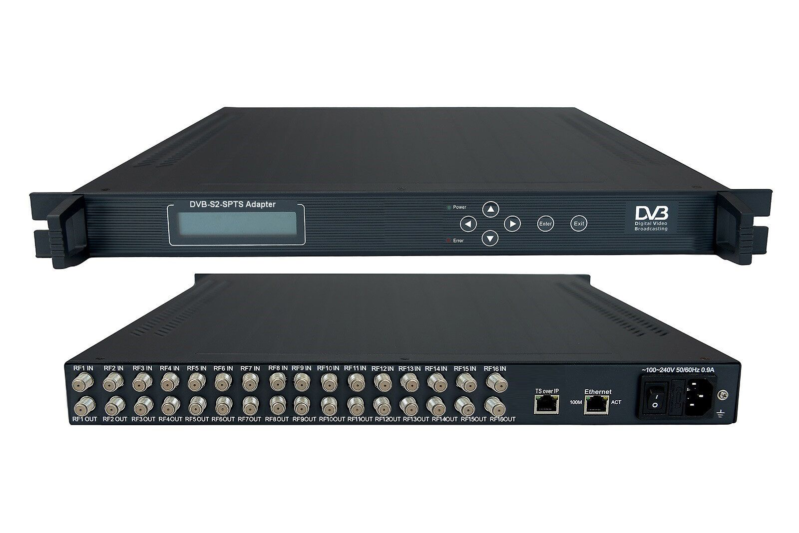DVB-S/S2 16路IP码流机（IPTV）